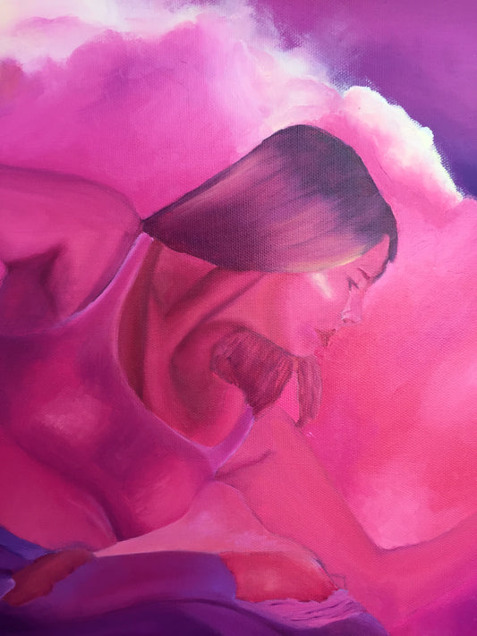 "Dancing Self Portrait" Original Painting