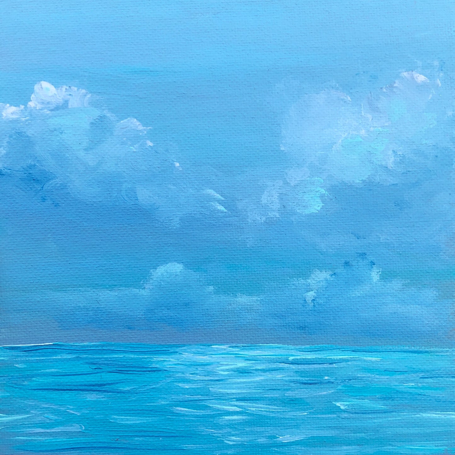 "Blue Seascape" Original Painting