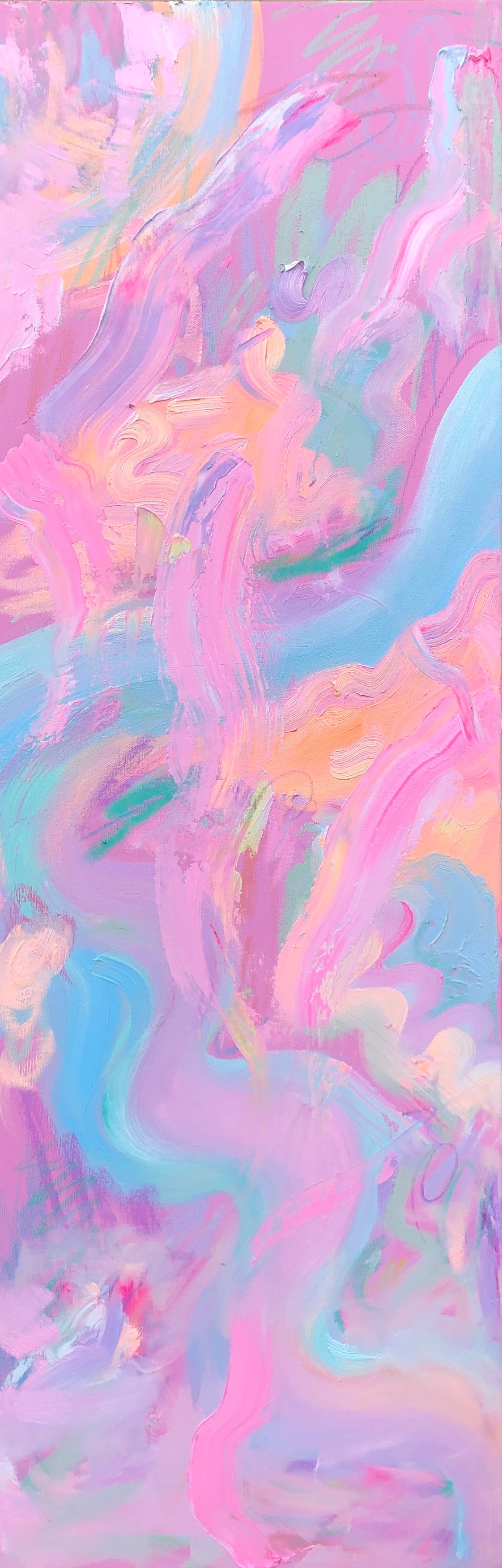 "Pastel Synthwave" Original Painting