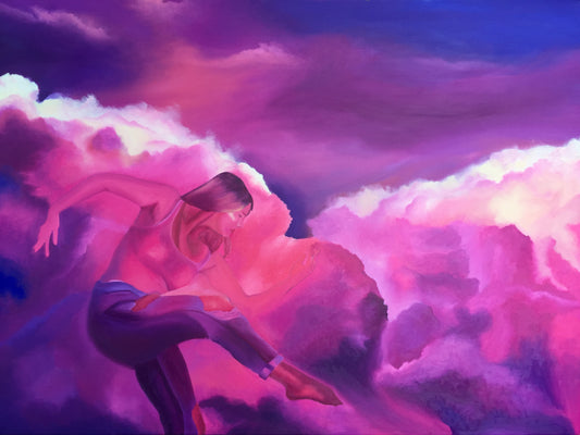 "Dancing Self Portrait" Original Painting