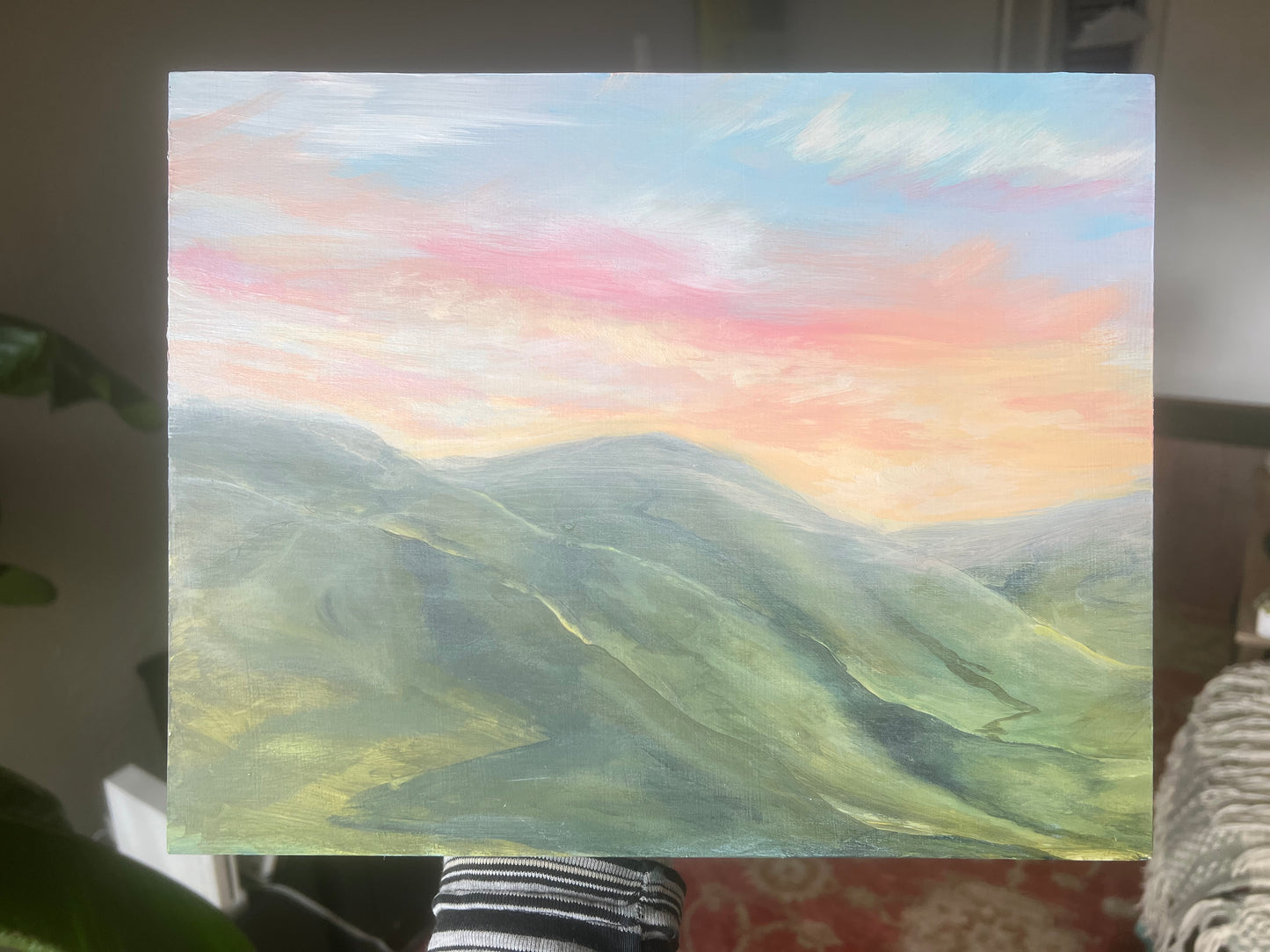 Misty Hill Sunset