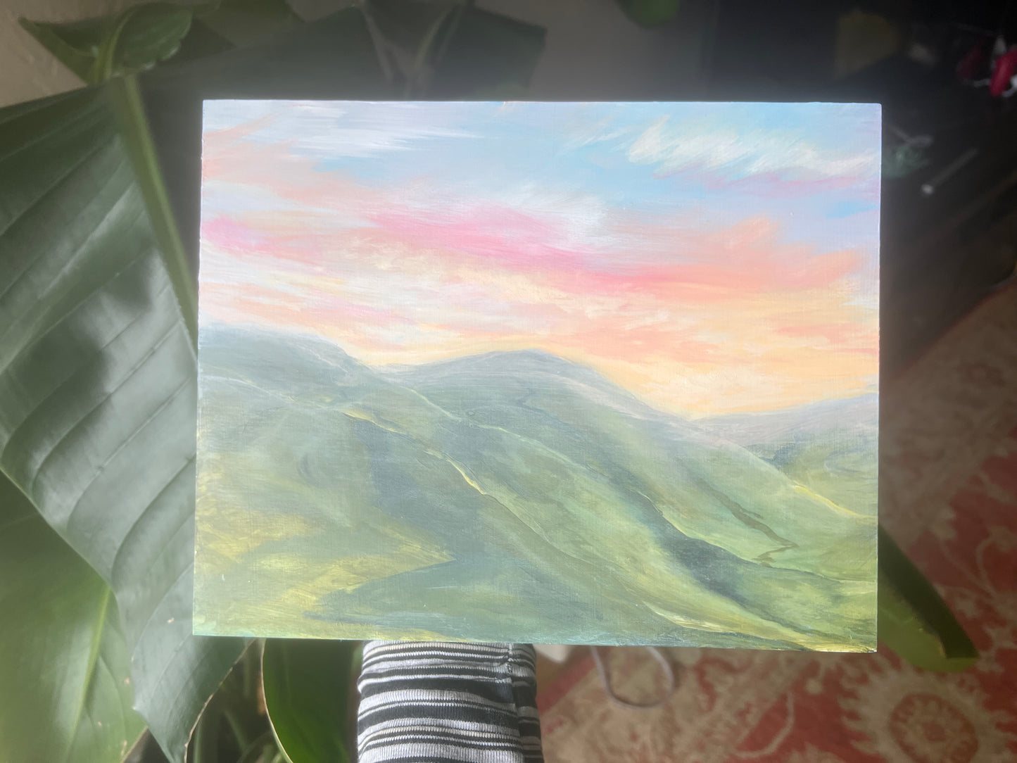 Misty Hill Sunset