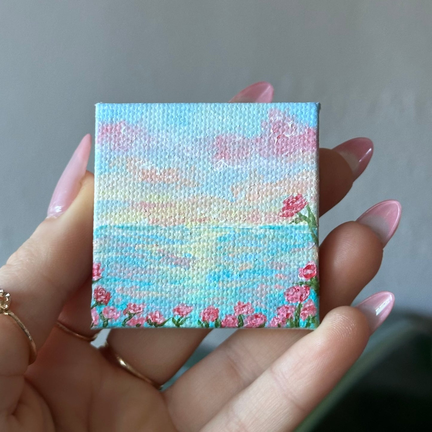 Beach with Roses