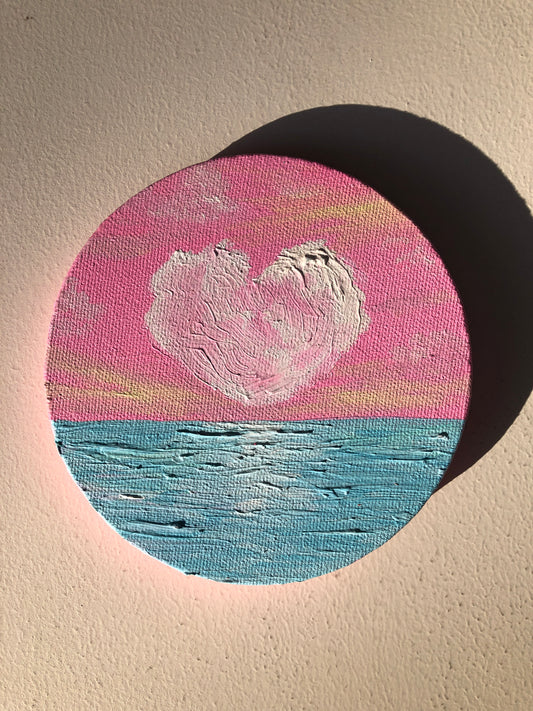 Heart Cloud Sunset